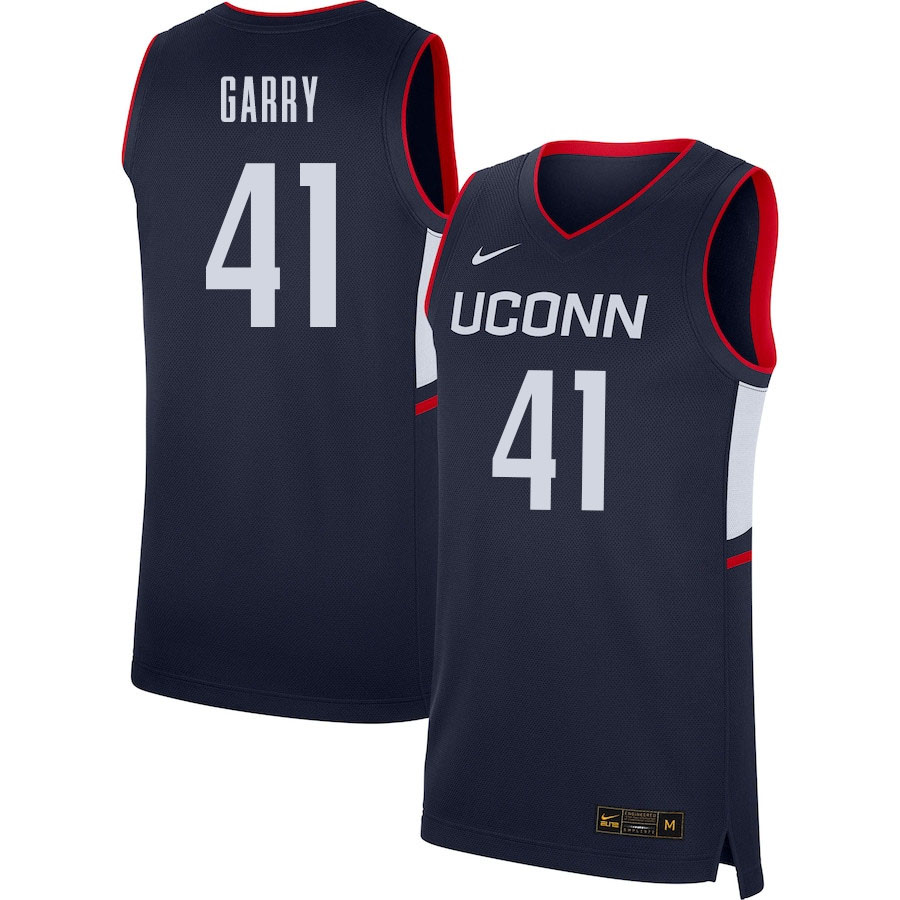 2021 Men #41 Matt Garry Uconn Huskies College Basketball Jerseys Sale-Navy